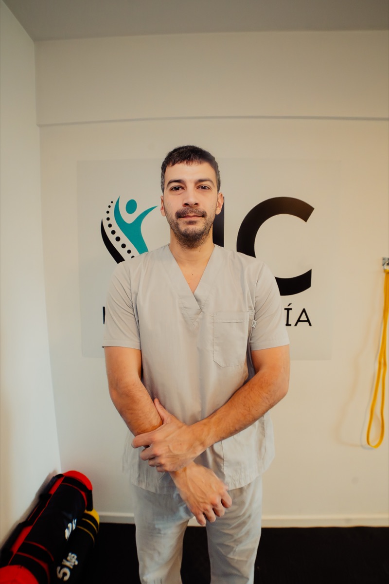Equipamiento del consultorio de JC Kinesiología en Villa del Parque